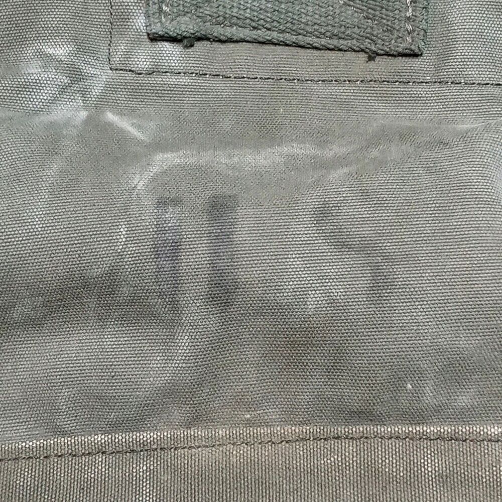 Vintage US Army Top Load Duffel Bag Large Olive Green Duck Canvas Military OD - Picture 4 of 10